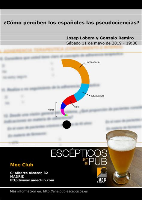 Hoy Hay Charla En Escépticos En El Pub Madrid Arp Sociedad Para El Avance Del Pensamiento