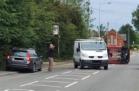 Woman In Her 20s Rushed To Hospital After Car Overturns In Crash