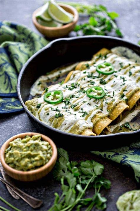 In These Chicken Black Bean And Spinach Enchiladas Corn Tortillas