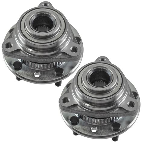 Trq Front Wheel Hubs Bearings Pair Set Of New For Chevy Gmc Olds