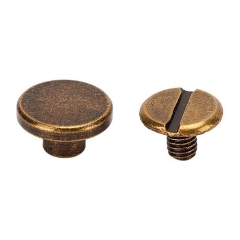 Sonew rivets à vis en cuir Lot de 200 vis de reliure de livre 9 x 5 mm