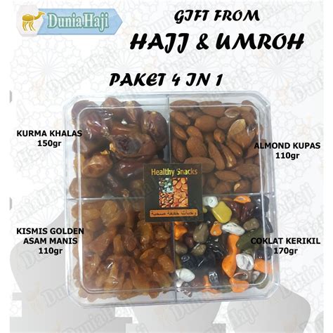 Jual Paket Oleh Oleh Umroh Haji In Gift Souvenir Hadiah Sekat Isi