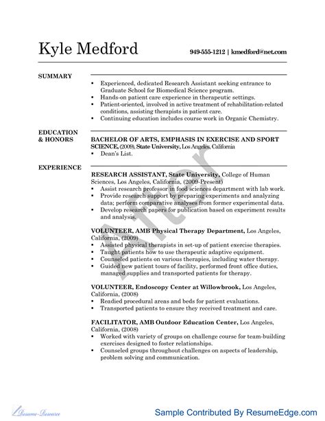 Curriculum Vitae Assistant Resume Assistant Office Example