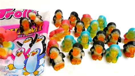 Cute Penguin Fruit Gum Candies By Trolli Youtube