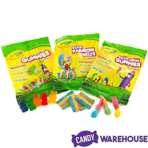 Crayola Gummy Candy Packs: 22-Piece Bag – Candy Warehouse