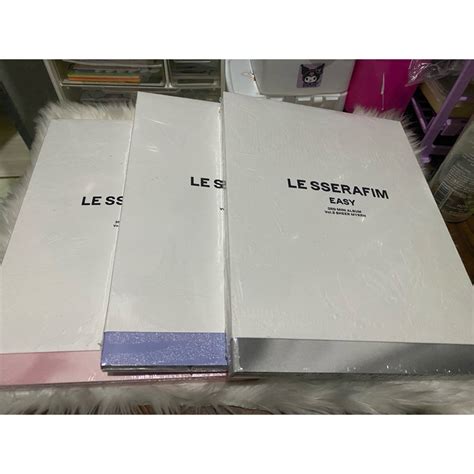 Jual Sealed Ready Stock Le Sserafim Easy Photobook Compact Ver Balmy Flex Featherly Lotus