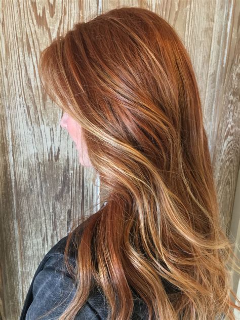 Beautiful Balayage On Natural Red Hair Stunning Natural Red Hair Ginger Hair Color Red