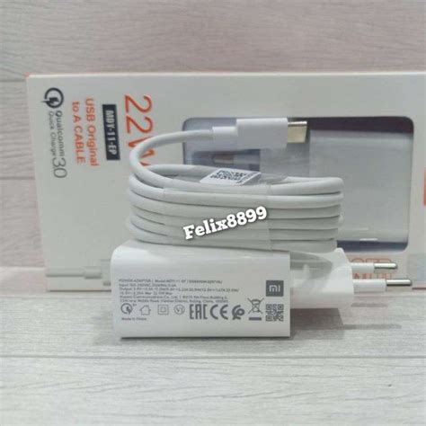 Promo Charger Xiaomi Type C Fast Charging Mdy Ep W Original