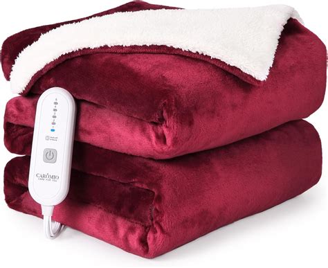 Amazon Caromio Electric Blanket Full Size X Thick Flannel