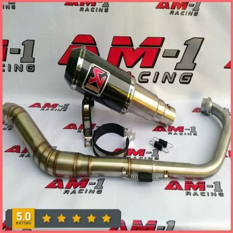 Jual Knalpot Racing Akrapovic Gp M1 Lorenzo Carbon New Jupiter MX 150