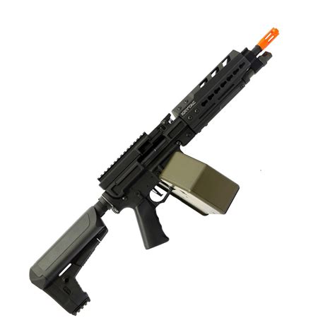 Rifle De Airsoft Aeg Krytac Trident Lmg Enhanced Black Hawk Airsoft