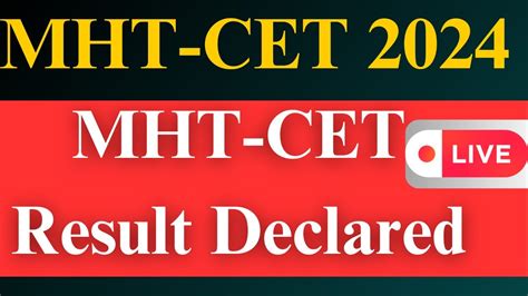 Mht Cet Result Mht Cet Result Latest Update Mht Cet Result