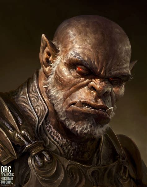 Orc By DaveRapoza Portrait Tutorial Fantasy Artwork Fantasy