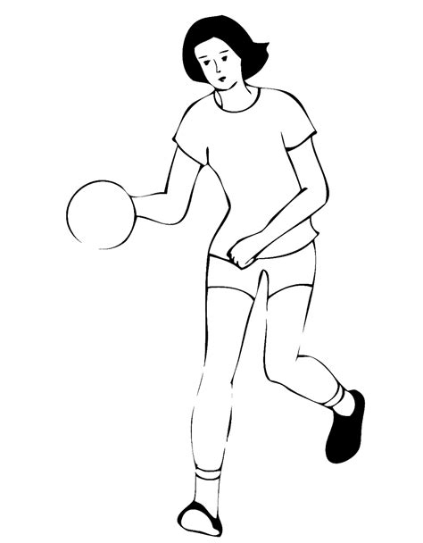 P Ginas Para Colorear De Balonmano Coloringpagesonly