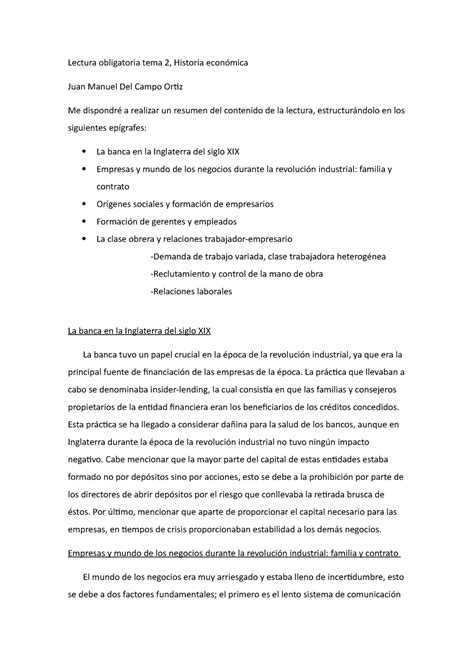 Lectura Obligatoria Tema La Pr Ctica Que Llevaban A Cabo Se