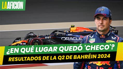 Checo P Rez Saldr En El Quinto Lugar Del Gran Premio De Bahr In