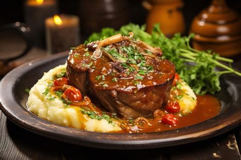 Receta Italiana Tradicional De Osso Buco Foto Premium