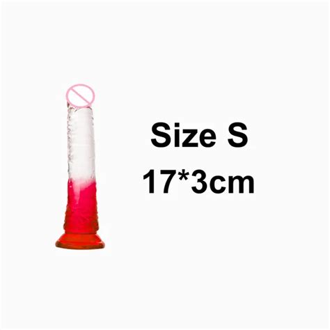 Realistic Jelly Dildo Xxxl Strong Suction Cup Vagina Anal Massage