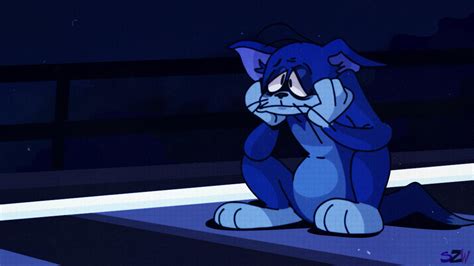 Blue Cat Blues By Superzachworldart On Deviantart