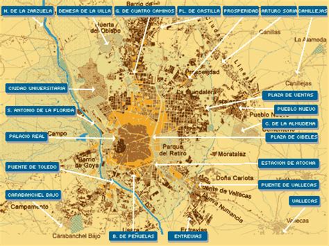 City Map of Madrid - Mapsof.Net