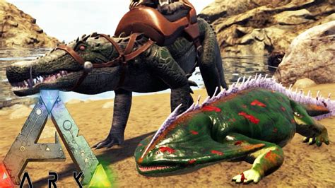 Ark Survival Evolved New Dinos Kaprosuchus Diplocaulus Taming S E