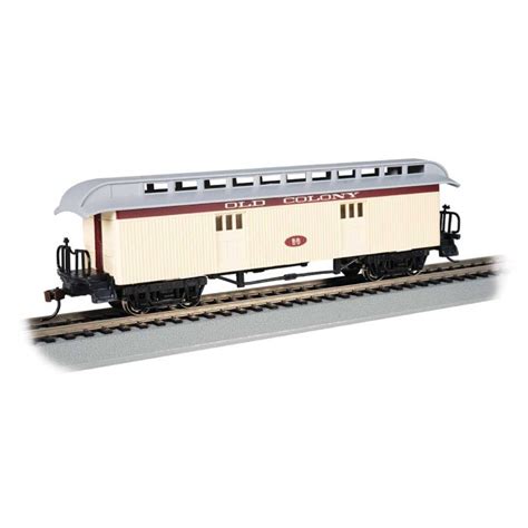 Bachmann Ho Scale Old Time Wood Baggage W Clerestory Roof