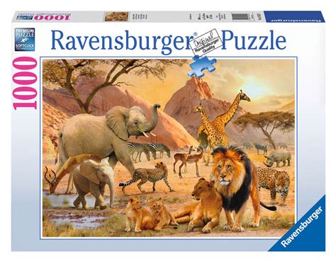 Ravensburger Erwachsenen Puzzle 1000 1200 Teile Tiere Löwe Wolf Katze