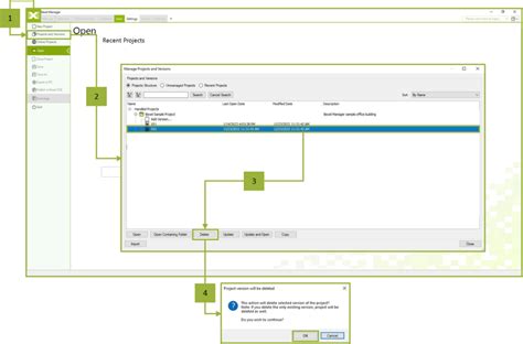 Managing Projects And Versions Bexel Manager Help Center