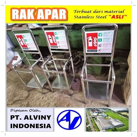 Box Apar Stainless Rak Tabung Apar Artofit