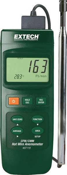 Extech Heavy Duty Hot Wire CFM Thermo Anemometer To Ft Min Calright Instruments