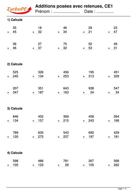 Imprimer Exercices Addition Ce Dessin Bts Cpi Hot Sex Picture