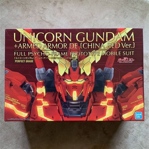 Pg Unicorn Gundam China Red Ver Hobbies And Toys Toys And Games On