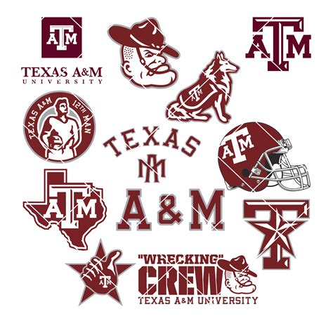 Texas A M Aggies svg,png,dxf,ncaa svg,png,dxf,football svg,p - Inspire ...