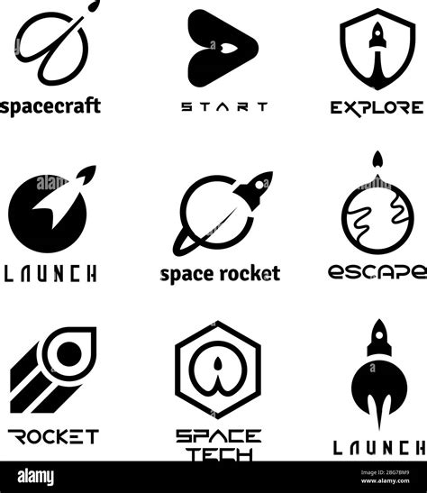 Space Rocket Logo