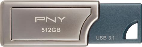 PNY Pro-Elite 512GB USB 3.0 Flash Drive Gun Metal Gray/ Gray P-FD512PRO ...