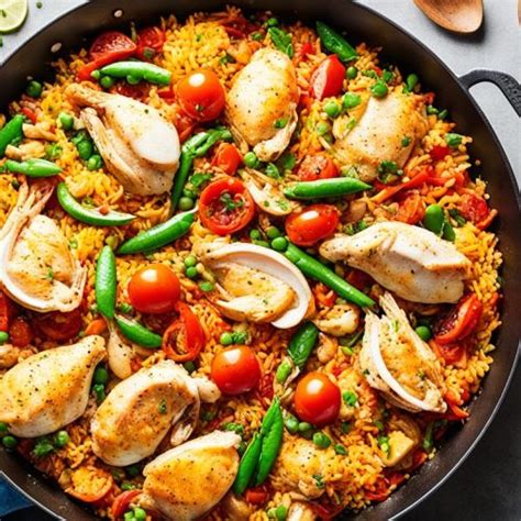 Easy Chicken Paella Recipe Simply Delicious The Chicken Recipes