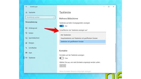 Windows Taskleiste F R Zweiten Monitor Einstellen Netzwelt