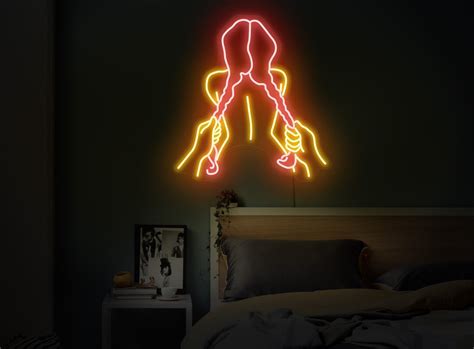 Sexy Couple Neon Sign Cuddling Couple Neon Sign Grab Sex Pose Neon Sign Adult Neon Sign