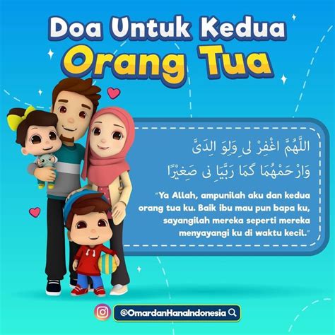 Doa Untuk Kedua Orang Tua Orang Buku Keagamaan Doa