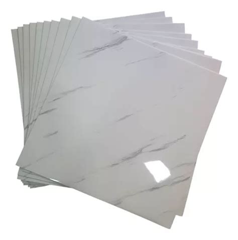 Kit C 10 Placas Adhesivas De 60 X 60 Pulgadas Color Blanco Color