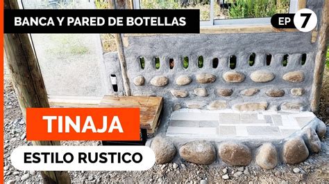 Tinaja De Piedras Casera Banca De Rocas Concreto Y Pared De