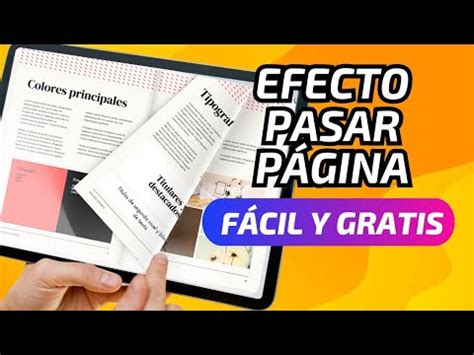 CANVA Efecto pasar página Fácil y Gratis YouTube