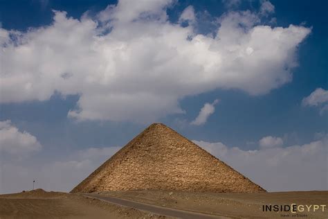 The Red Pyramid In Dahshur Inside Egypt