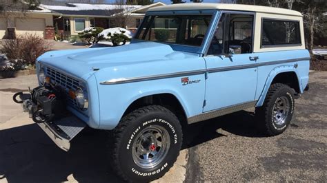 1973 Ford Bronco Resto Mod For Sale At Auction Mecum Auctions