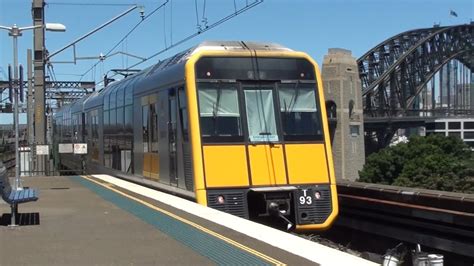 Trains At Milsons Point Sydney Trains Youtube