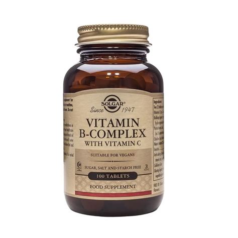 Solgar Vitamin B Complex 100 Comprimidos