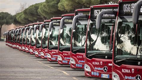 Roma Capitale Accoglie Nuovi Bus Mercedes Citaro Ibridi