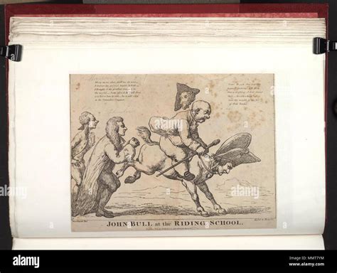 . Satire on the fear of French invasion, 1794-1805. (British political ...