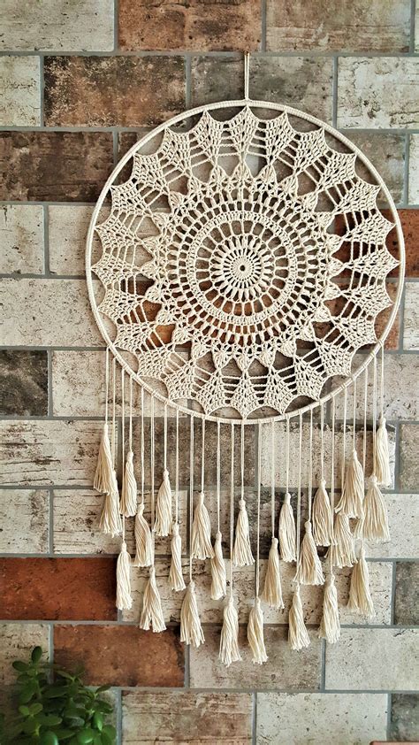 Doily Dream Catchers Dream Catcher Decor Dream Catcher White Large