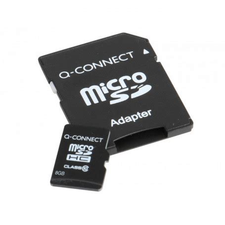 Memoria Sd Micro Q Connect Flash 16 Gb Clase 6 Con Adaptador Deskidea